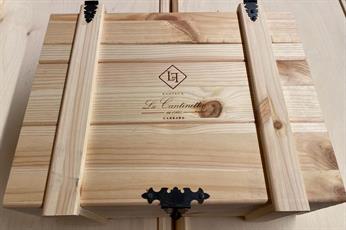 CASSETTA LEGNO IN PINO MASSELLO STYLE DA 3 BOTTIGLIE