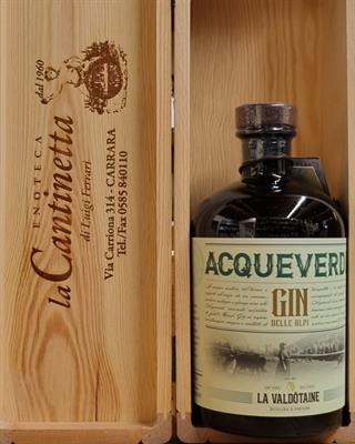 LA VALDOTAINE GIN DELLE ALPI ACQUEVERDI 43%VL 1 LT IN ASTUCCIO LITO