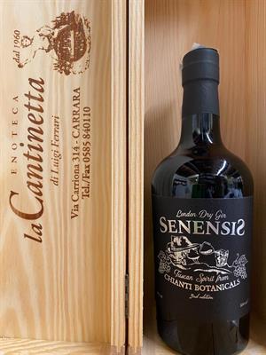 GIN SENENSIS LONDON DRY GIN TUSCAN SPIRIT FROM CHIANTI BOTANICALS 50CL