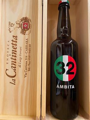 BIRRA 32 AMBITA BIRRA CHIARA MONOLUPPOLO 100% ITALIANA 50CL V.D.BIRRAI