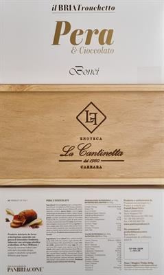 IL BRIA TRONCHETTO PERA CIOCCOLATO 500 GR PASTICCERIA ARTIGIANALE BONCI