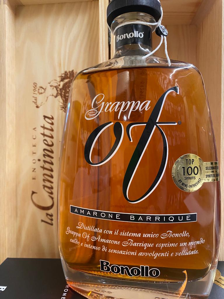 GRAPPA OF AMARONE BARRIQUE BONOLLO 42° CL 70