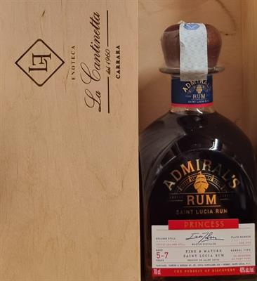 RUM HMS PRINCESS ADMIRAL RODNEY SAINT LUCIA RUM