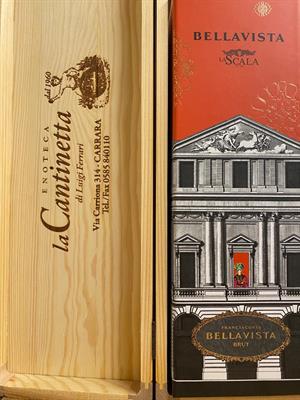 FRANCIACORTA BRUT DOCG TEATRO ALLA SCALA 2017 BELLAVISTA IN ASTUCCIO