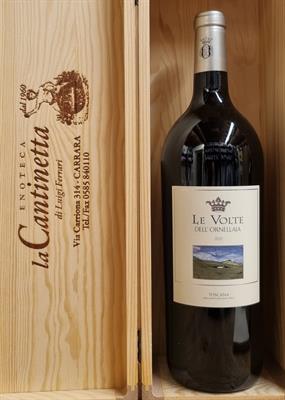 LE VOLTE IGT TOSCANA ROSSO 2023 MAGNUM CASSA LEGNO TENUTA ORNELLAIA