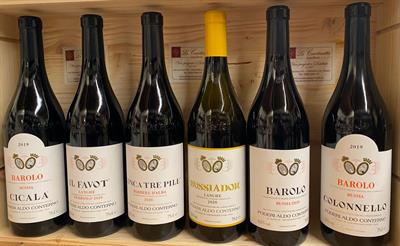 ALDO CONTERNO COLLEZIONE BAROLO-NEBBIOLO-BARBERA-CHARDONNAY BOX 6 BOTT.