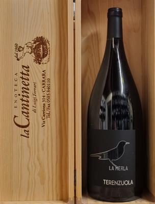 MERLA DELLA MINIERA IGT CANAIOLO TOSCANO 2022  MAGNUM CASSA LEGNO