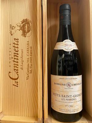 NUITS ST GEORGES 1ER CRU LES PERRIERES 2018 ROBERT CHEVILLON