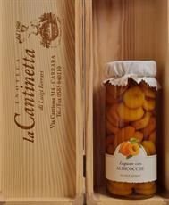 VASO FRUTTA ALBICOCCHE IN LIQUORE 35 CL 30° MARZADRO