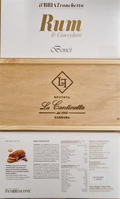 IL BRIA TRONCHETTO RUM GR 500 PASTICCERIA ARTIGIANALE F.LLI BONCI