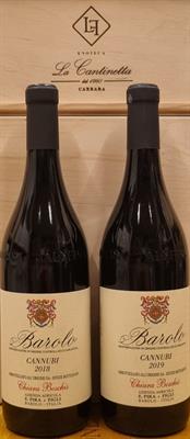BAROLO CANNUBI DOCG 2 BOTTIGLIE 2018/2019 PIRA & FIGLI CHIARA-BOSCHIS