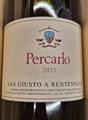 PERCARLO IGT SANGIOVESE DI TOSCANA 2021 D-MAGNUM SAN GIUSTO A RENTENNANO