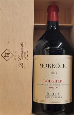 BOLGHERI MORECCIO DOC ROSSO 2023 3LT CASSA LEGNO CASA DI TERRA